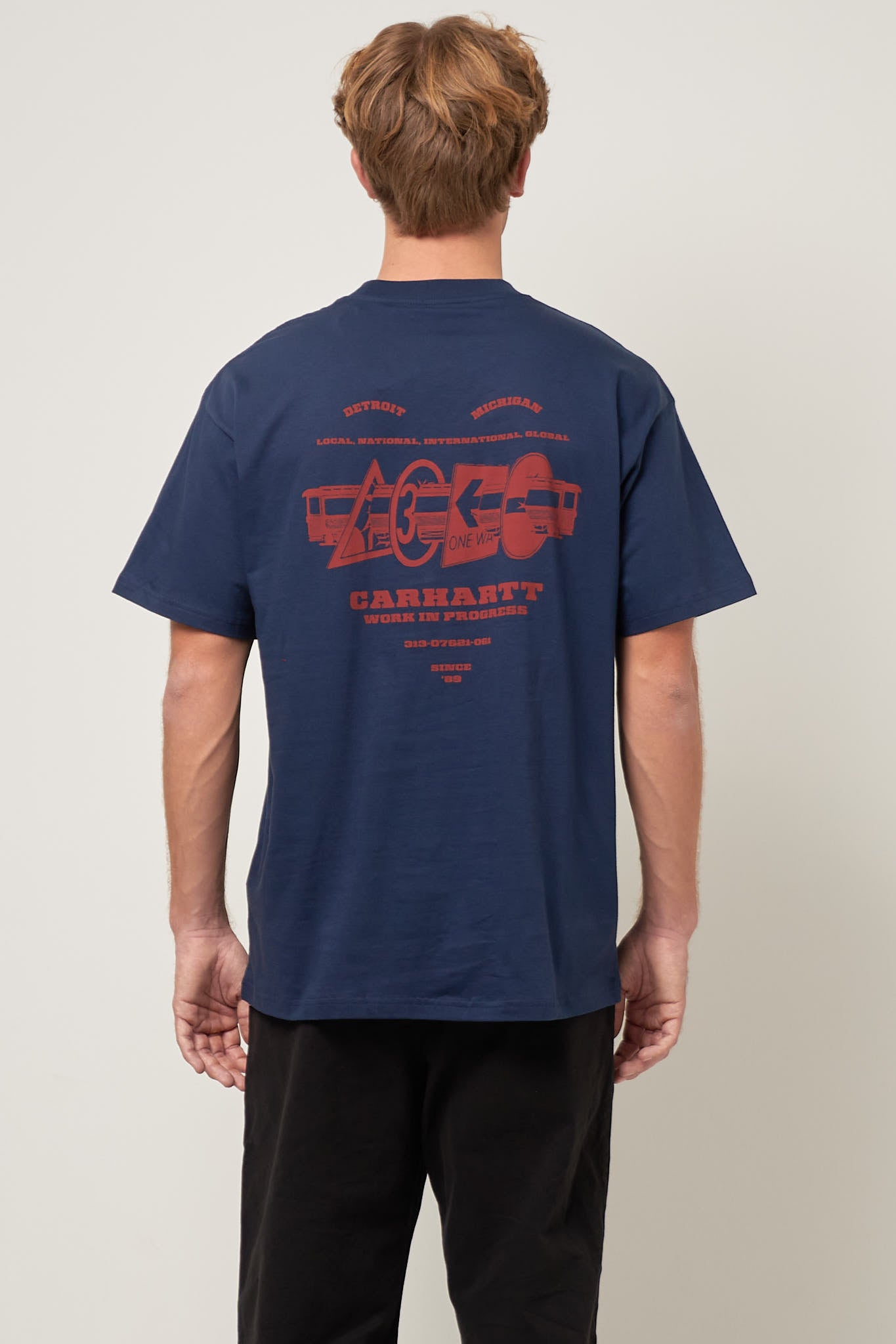 Runaway T-Shirt Blue / Vermillion