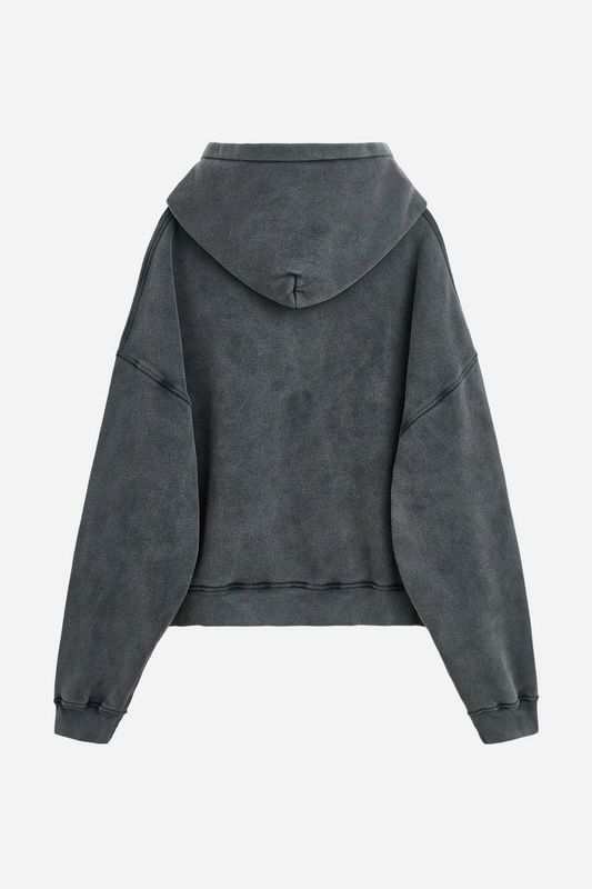 Hood Sweat Anthracite Washed