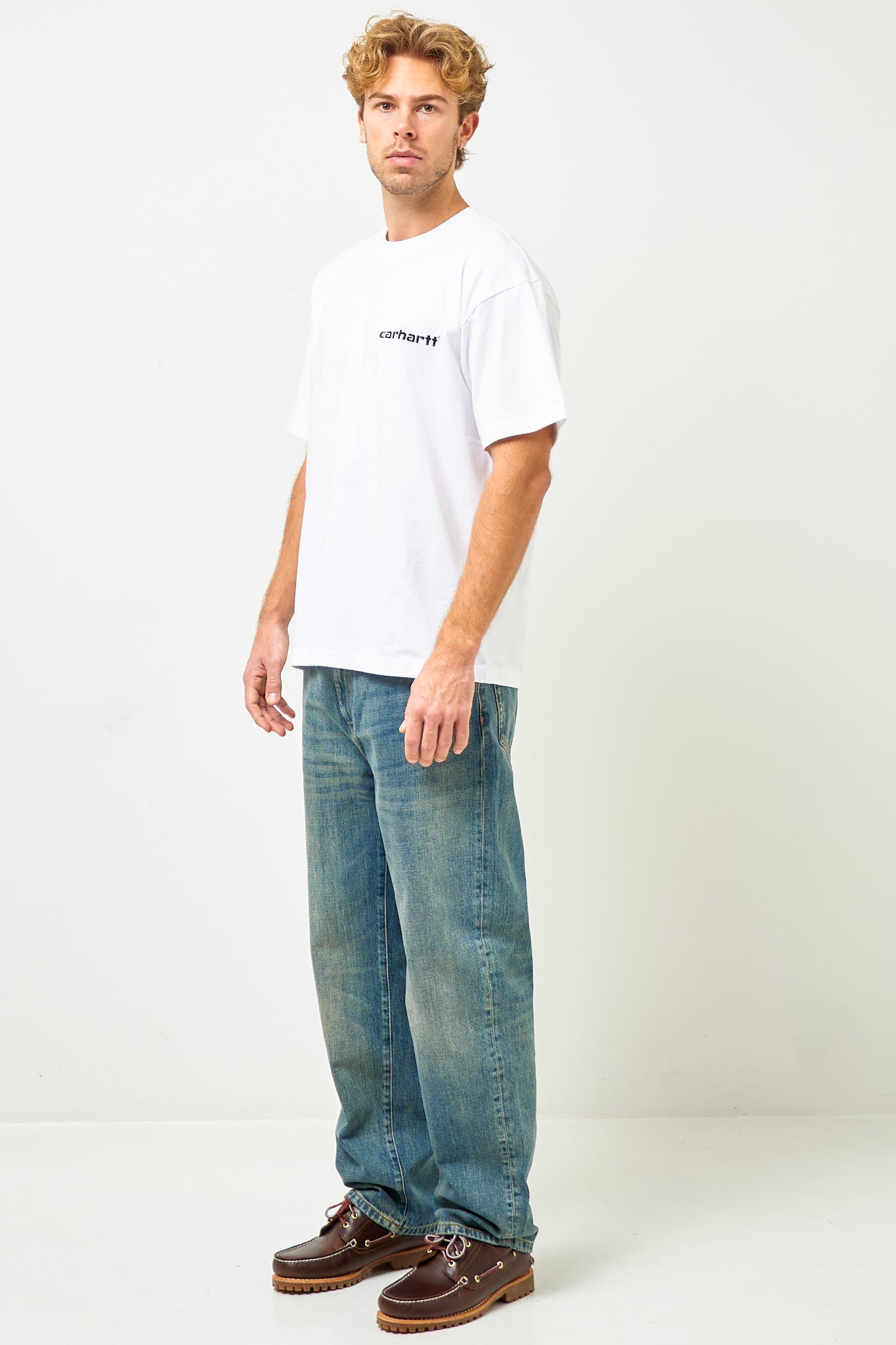 S/S Caps T-Shirt White