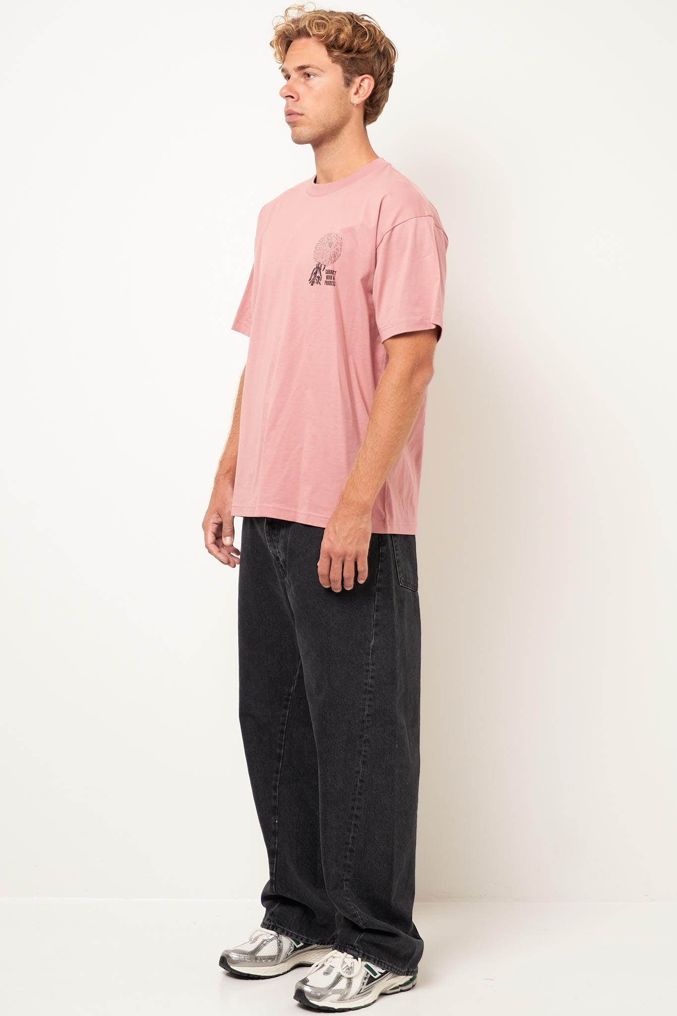 S/S Chrysanthemum T-Shirt Dusty Rose