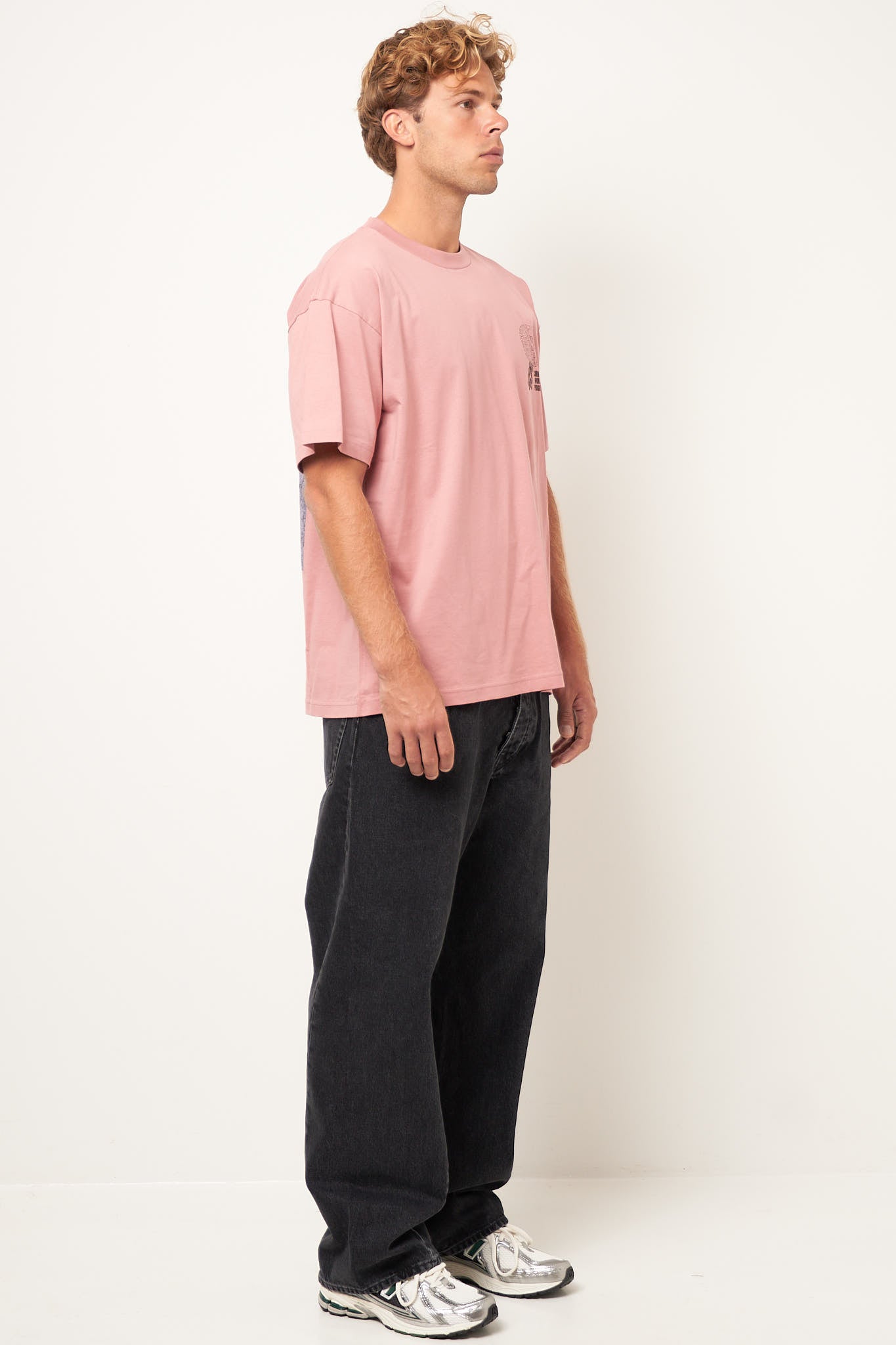 S/S Chrysanthemum T-Shirt Dusty Rose