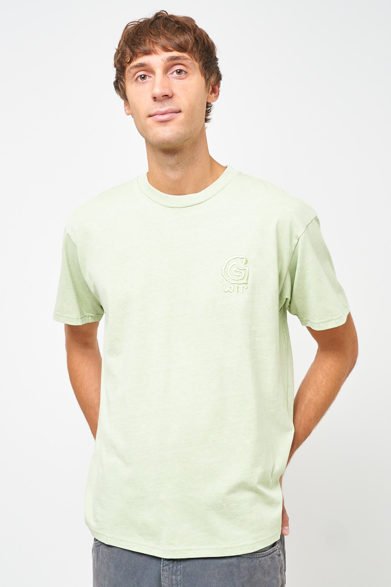 S/S Helix Redux T-Shirt Pale Olive