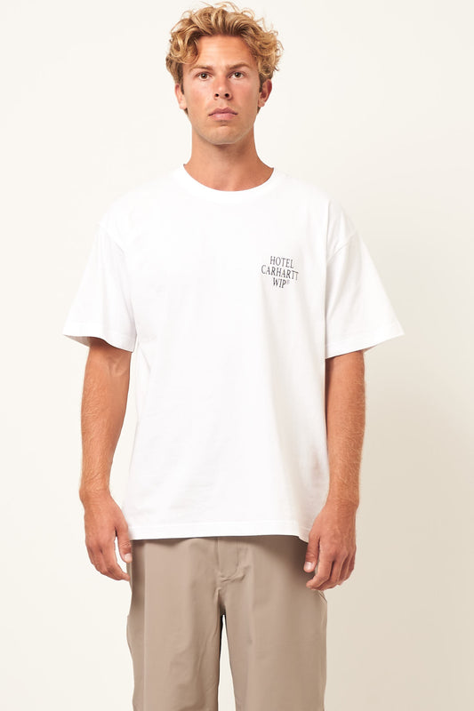 S/S Hotel Keys T-shirt White/Black