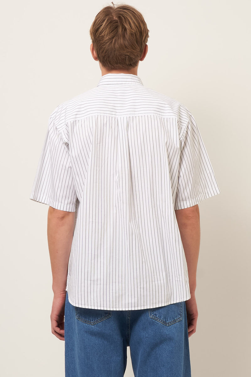 S/S Linus Shirt Park/White