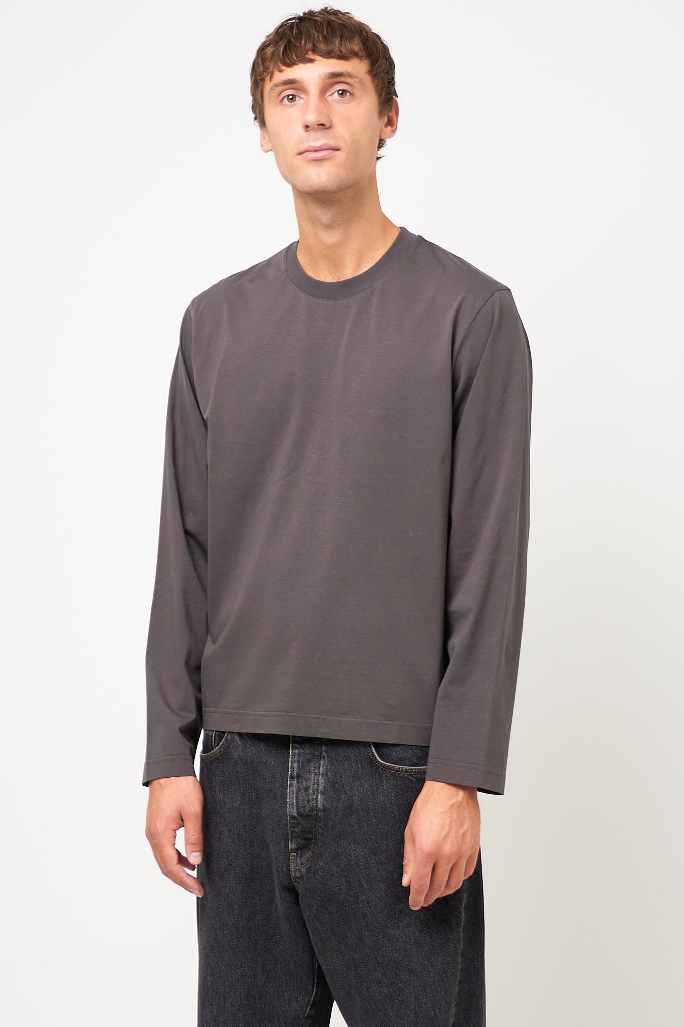 Seam L/S Tee Grey