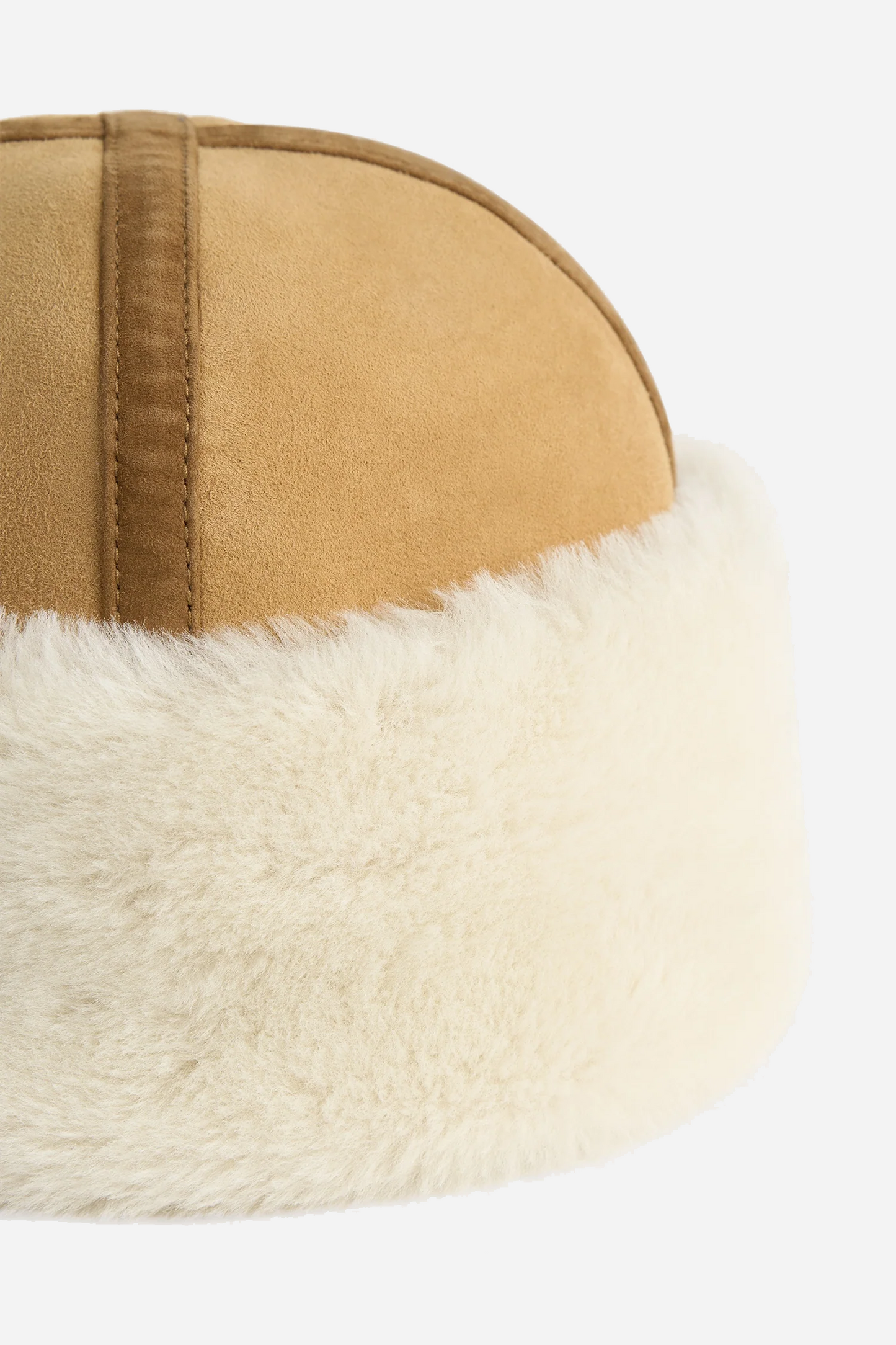 Shearling Winter Hat Tan