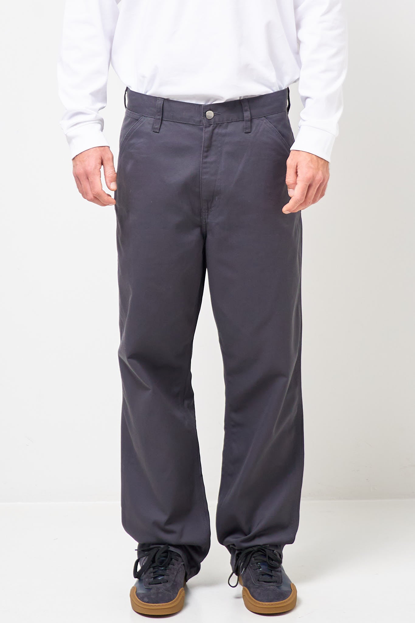 Simple Pant Graphite Rinsed