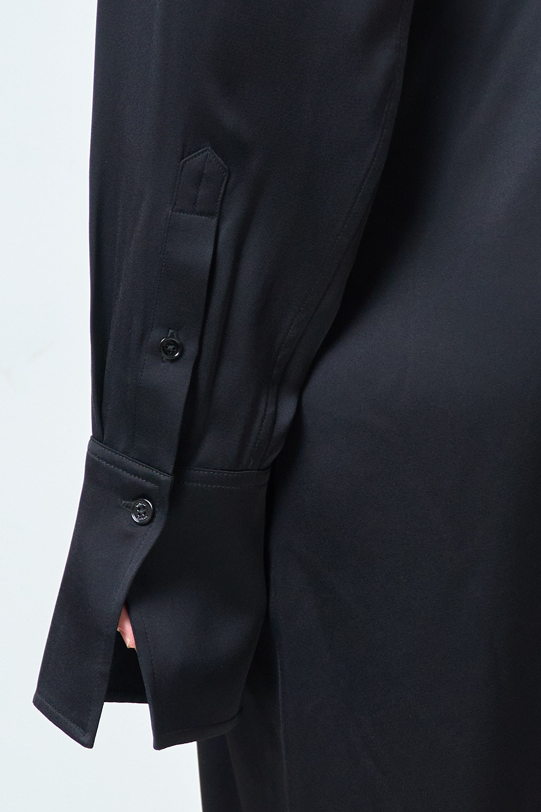 Slouch Shirtdress Black