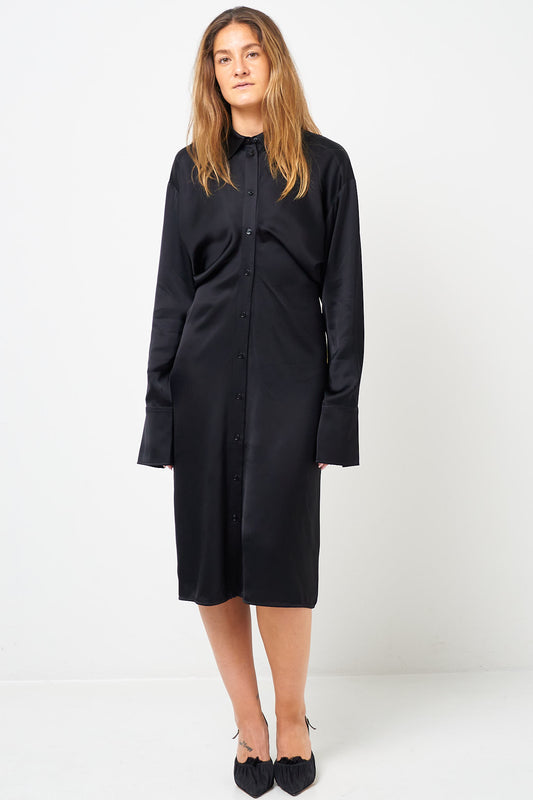 Slouch Shirtdress Black