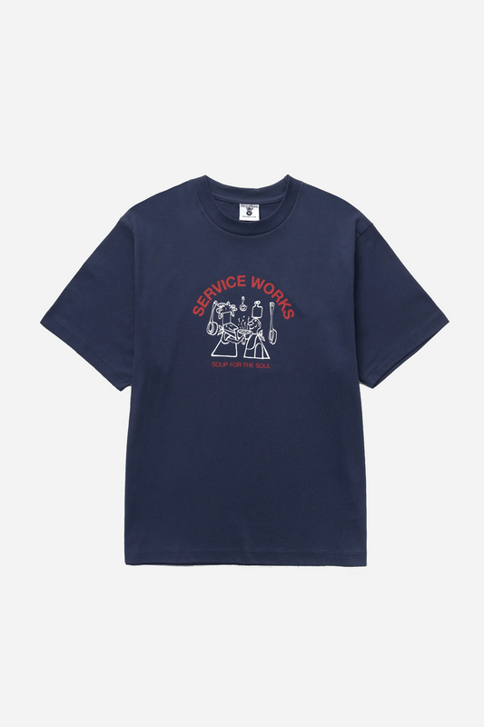 Soup For The Soul Tee Navy