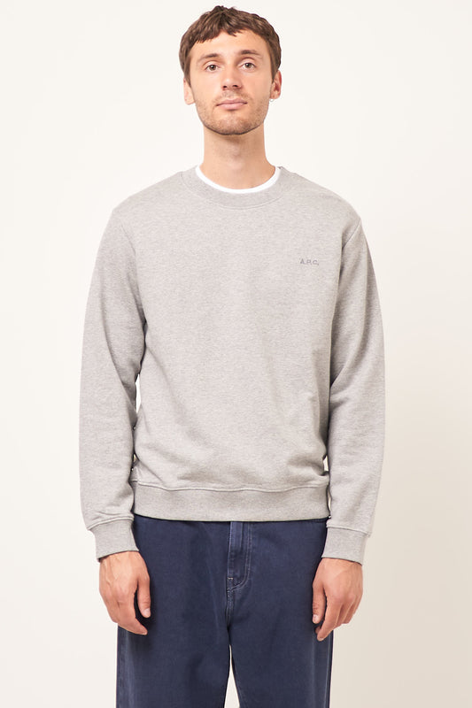 Standard APC Sweat Brodee Grey Melange