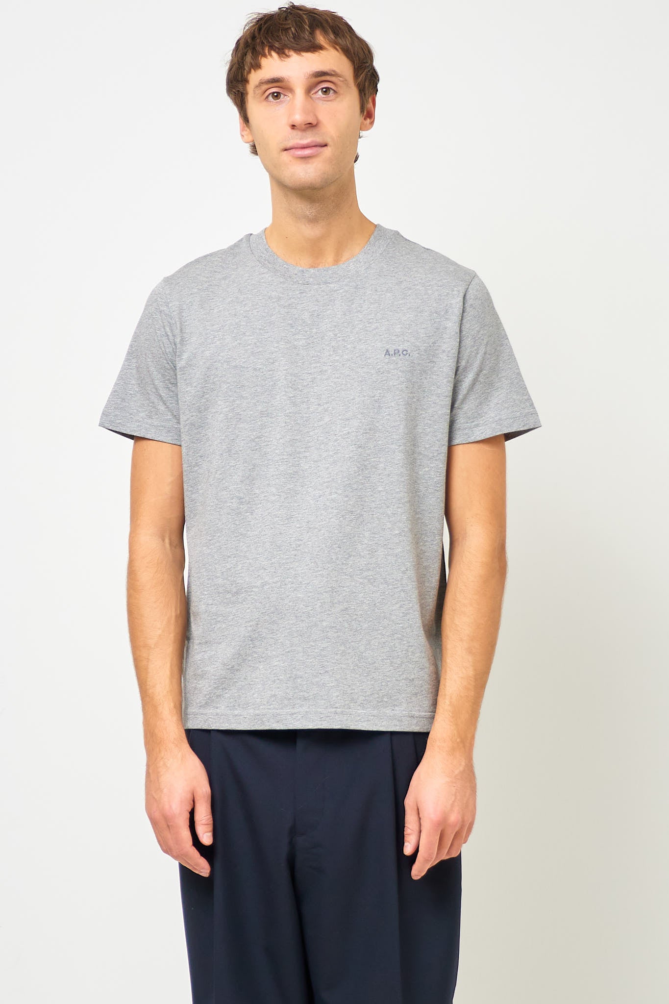 Standard APC T-Shirt Brodee Grey Melange