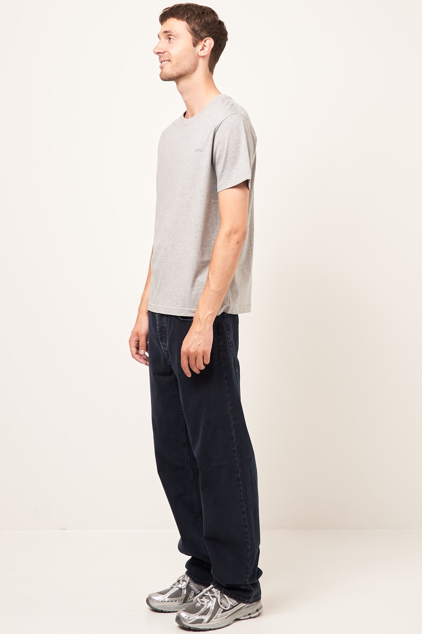 Standard APC T-Shirt Brodee Grey Melange