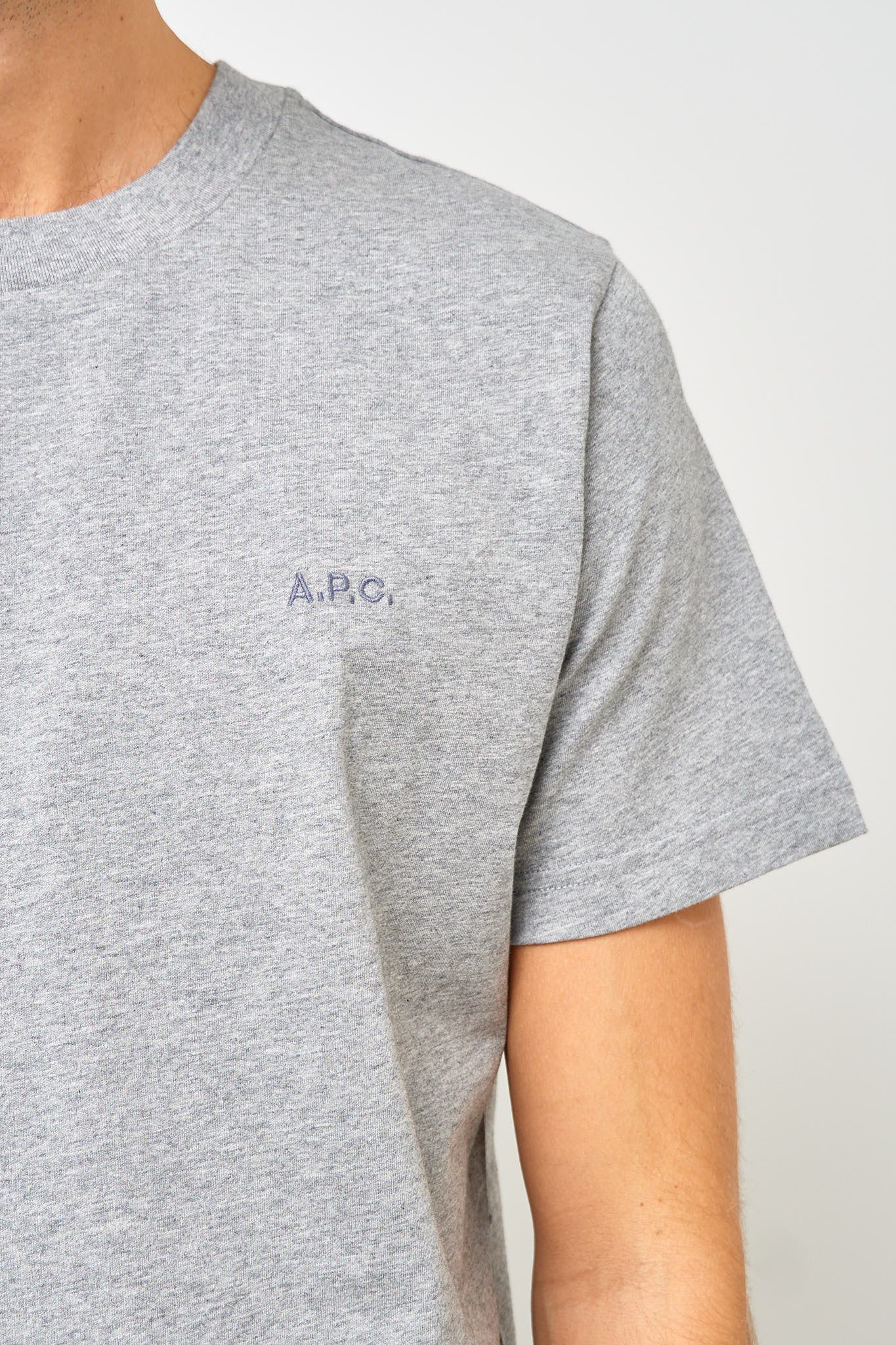 Standard APC T-Shirt Brodee Grey Melange