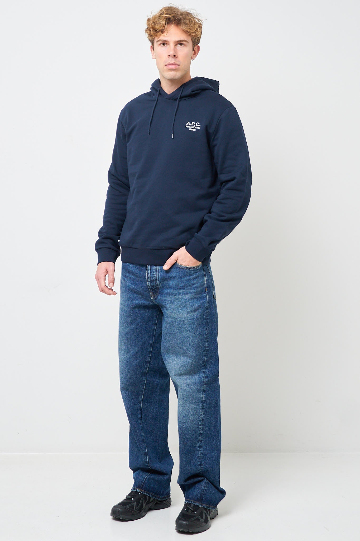 Standard Rue Madame Hoodie Dark Navy/Ecru