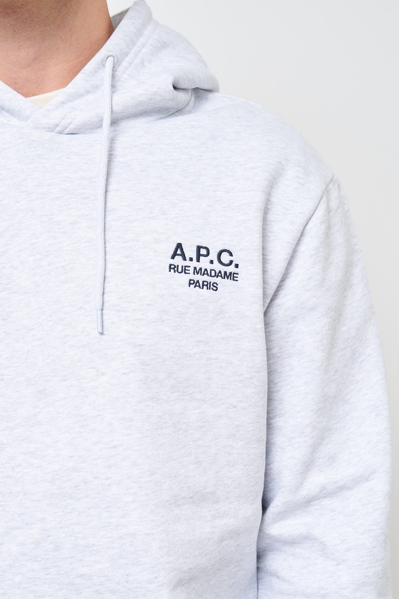 Standard Rue Madame Hoodie Gris Chine/Noir