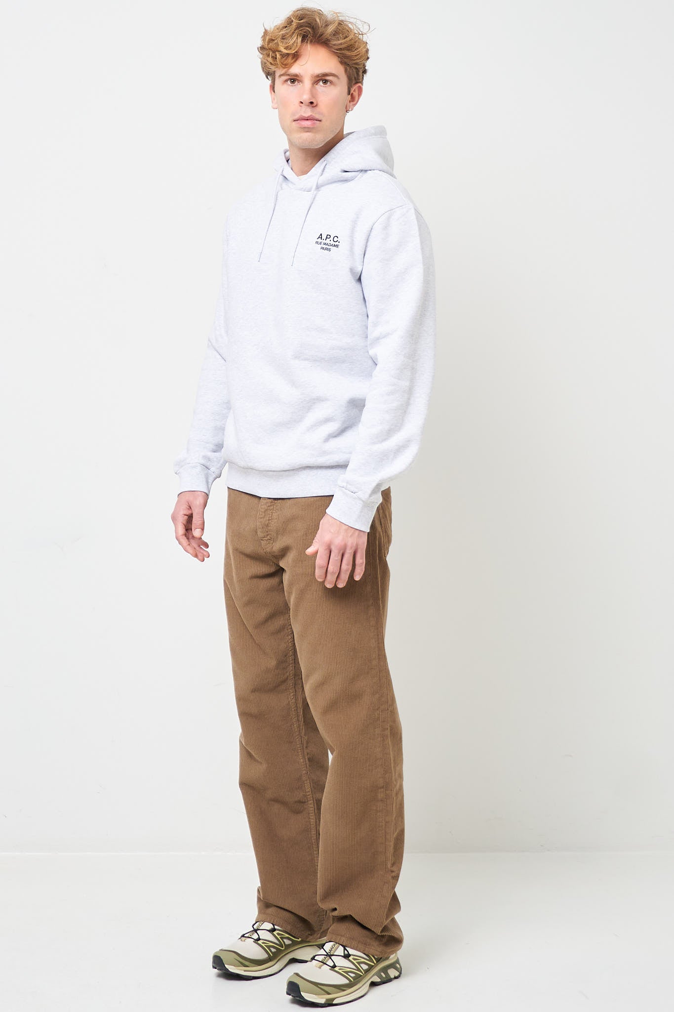 Standard Rue Madame Hoodie Gris Chine/Noir