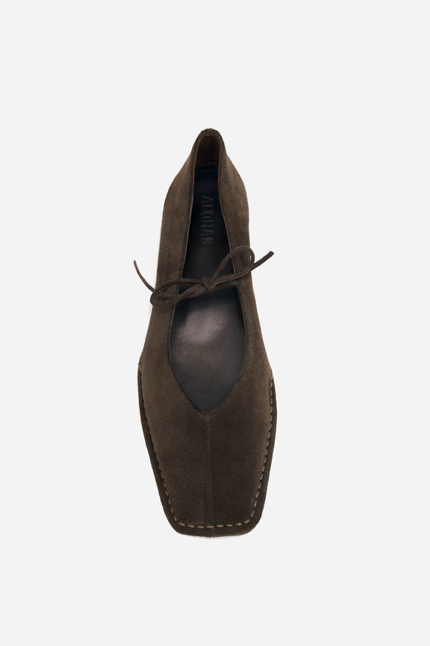 Sway Suede Ballet Flats Coffee Brown