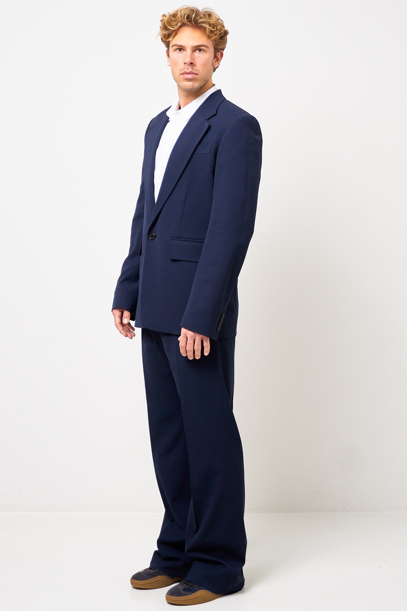 Tailored Trousers Navy