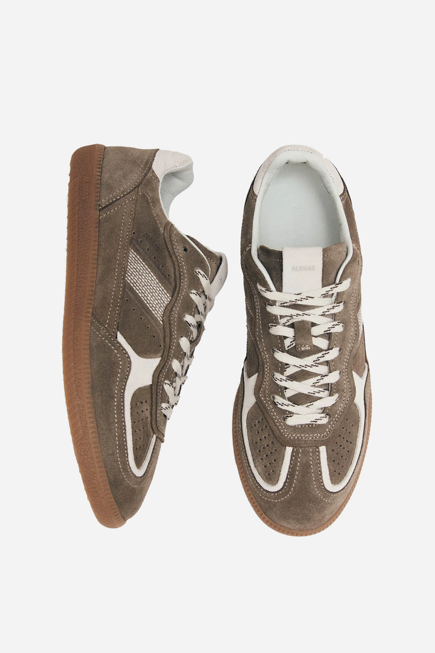 Tb.490 Rife Taupe Leather Sneakers