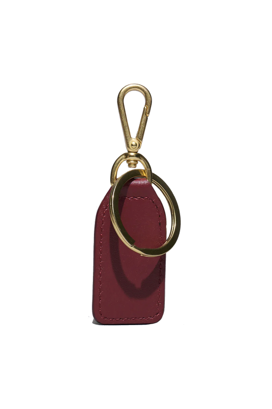 The Gaby Keyring Burgundy Red