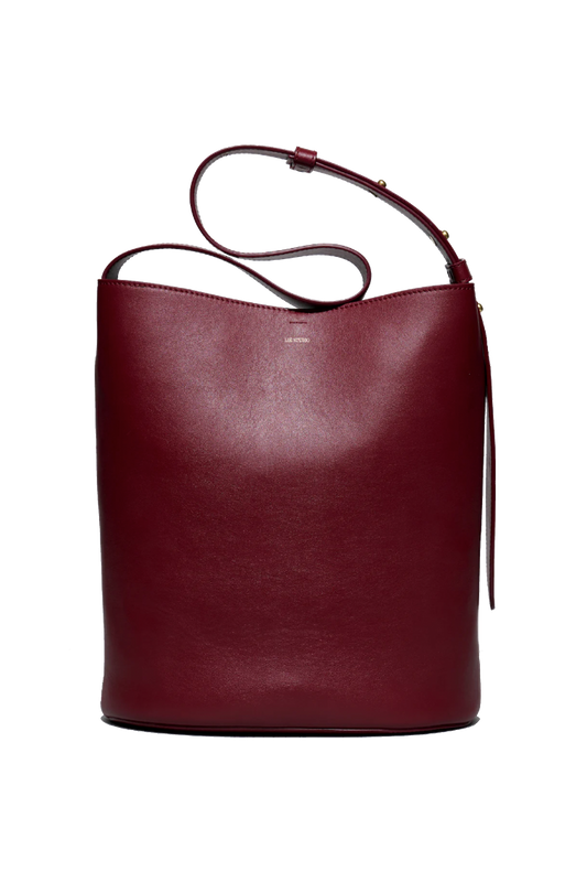 The Norma Tote Burgundy Red