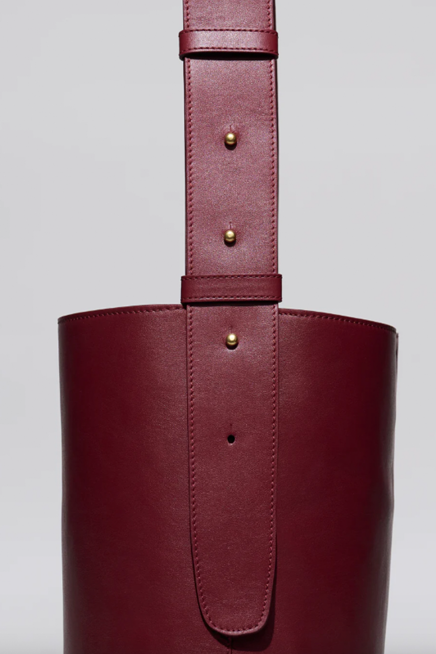 The Norma Tote Burgundy Red