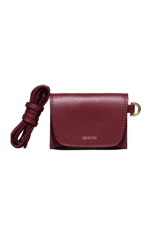 The Stella Wallet Burgundy Red