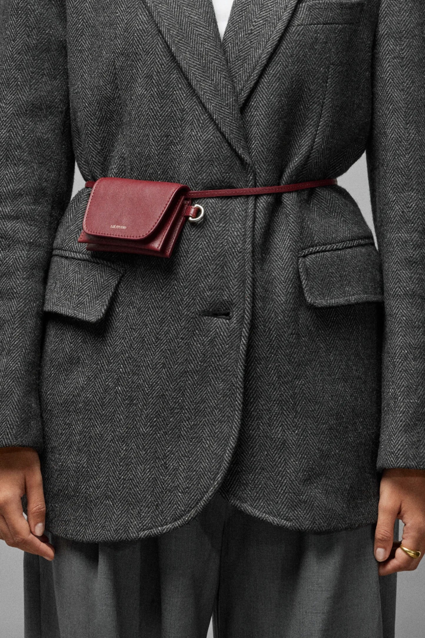 The Stella Wallet Burgundy Red