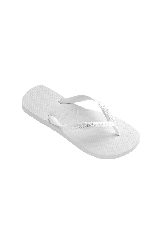 Top Flip Flops White