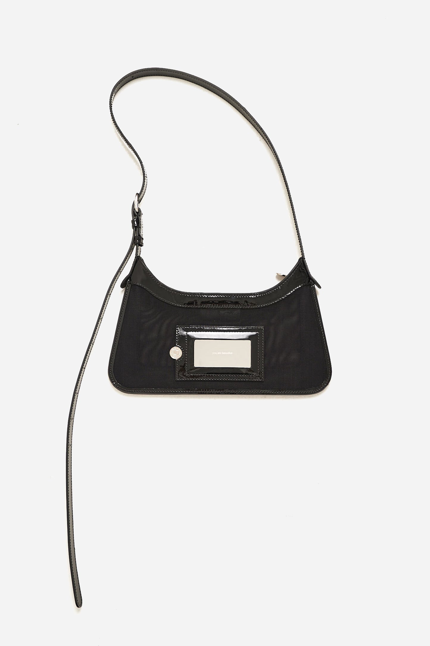 Transparent Shoulder Bag Black