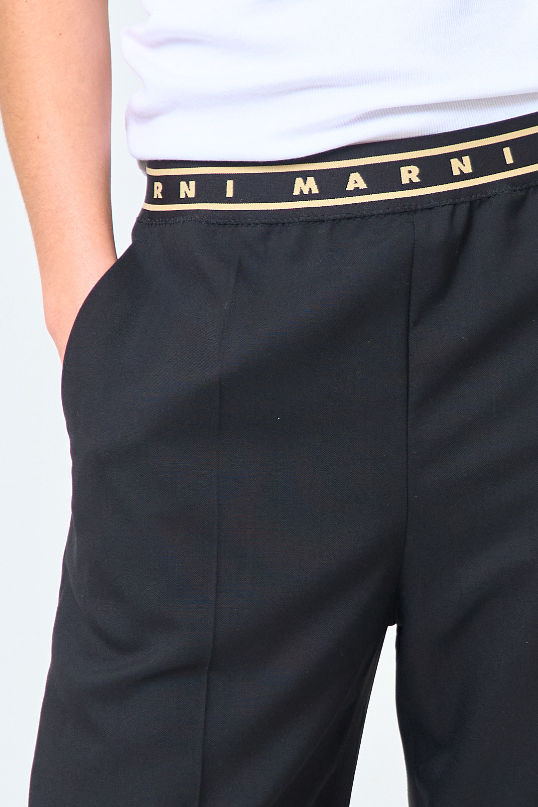 Marni - Tropical Wool Trousers Black – STRØM