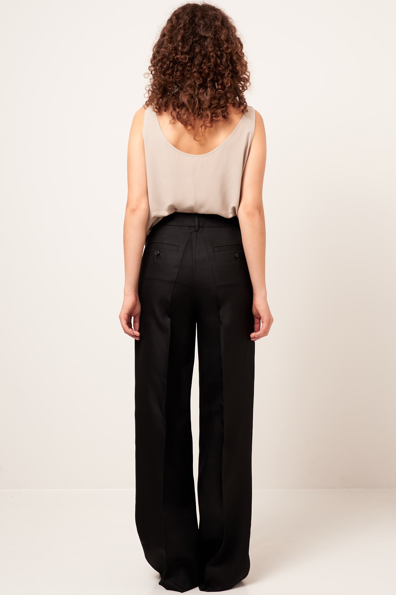 Tuesday Trousers Black Silk