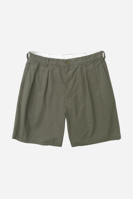 Twill Party Timer Shorts Olive