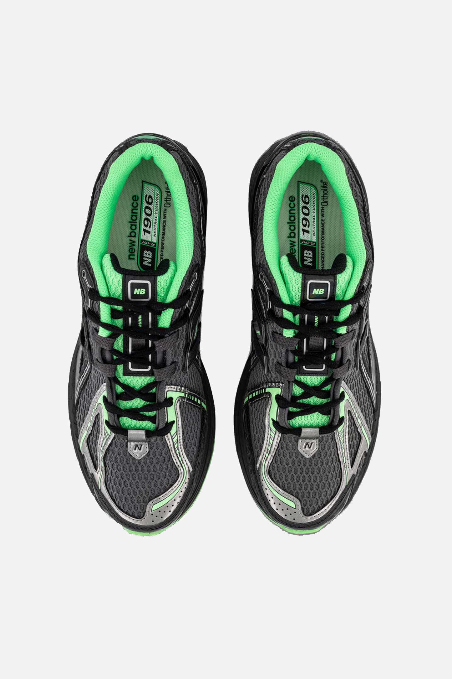 U1906RCT Dark Silver Metallic/Lime Leaf