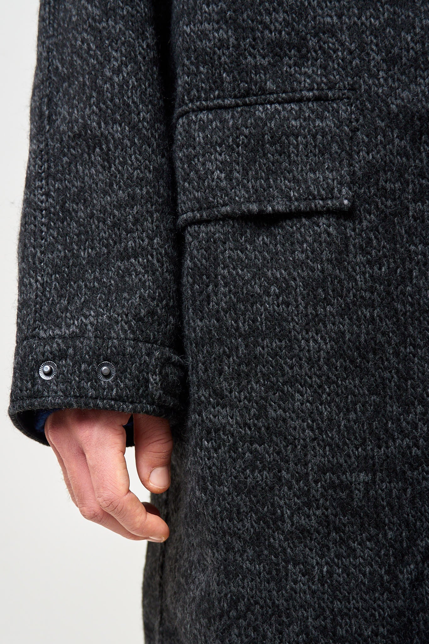 Vindur Coat Black Sand