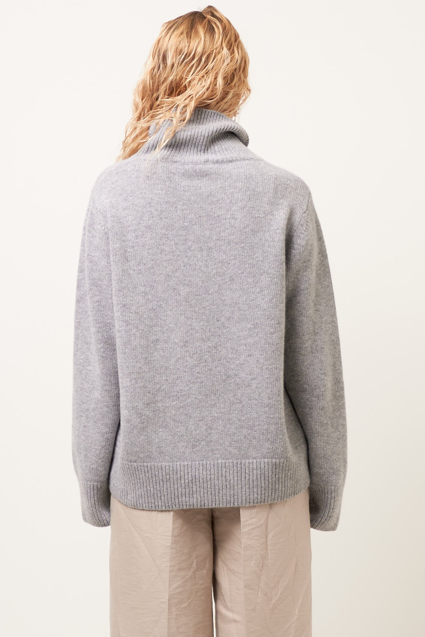 Certain Roll Neck Sweater City Grey