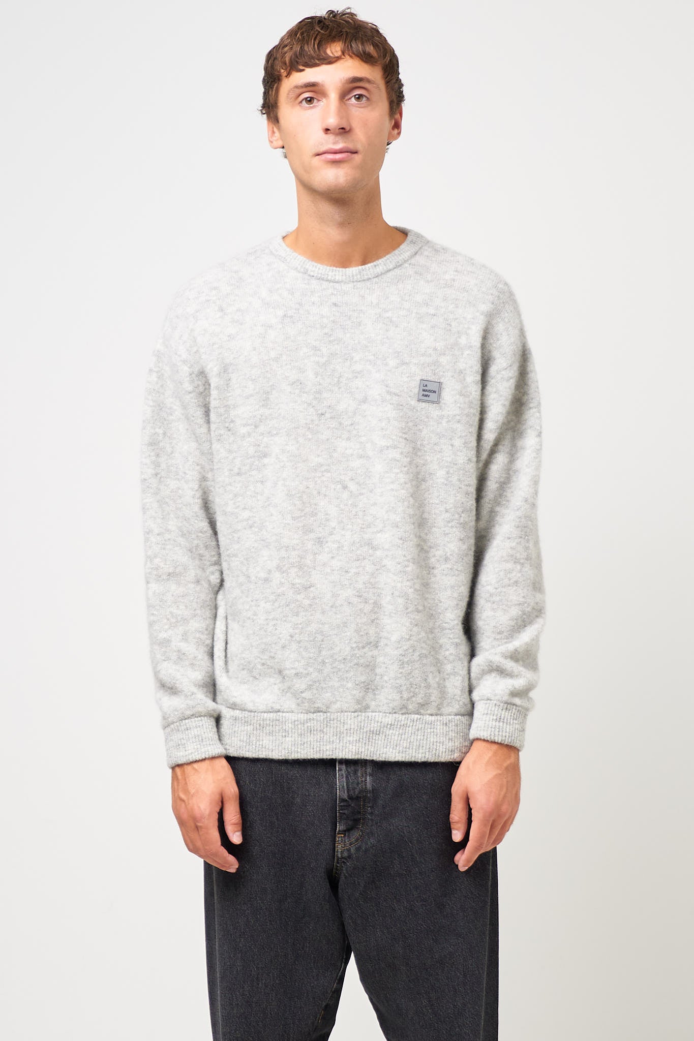 Vitow Sweater Light Gray Melange