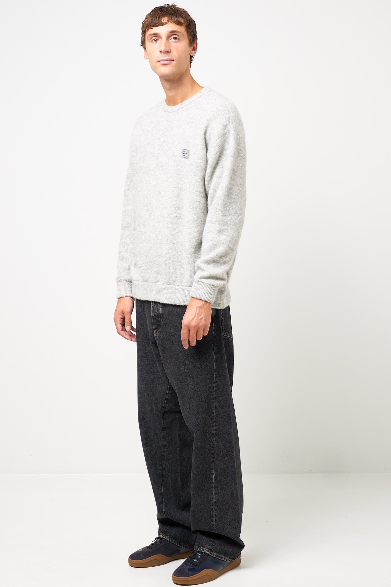 Vitow Sweater Light Gray Melange