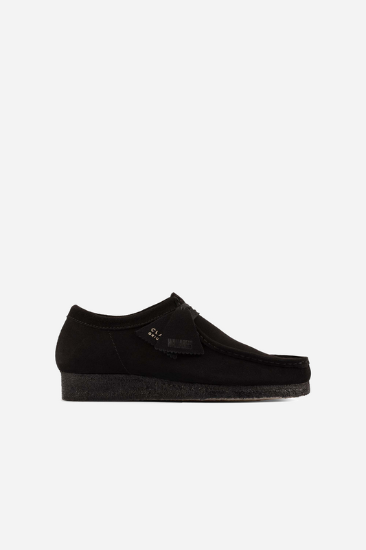 Wallabee Black Suede