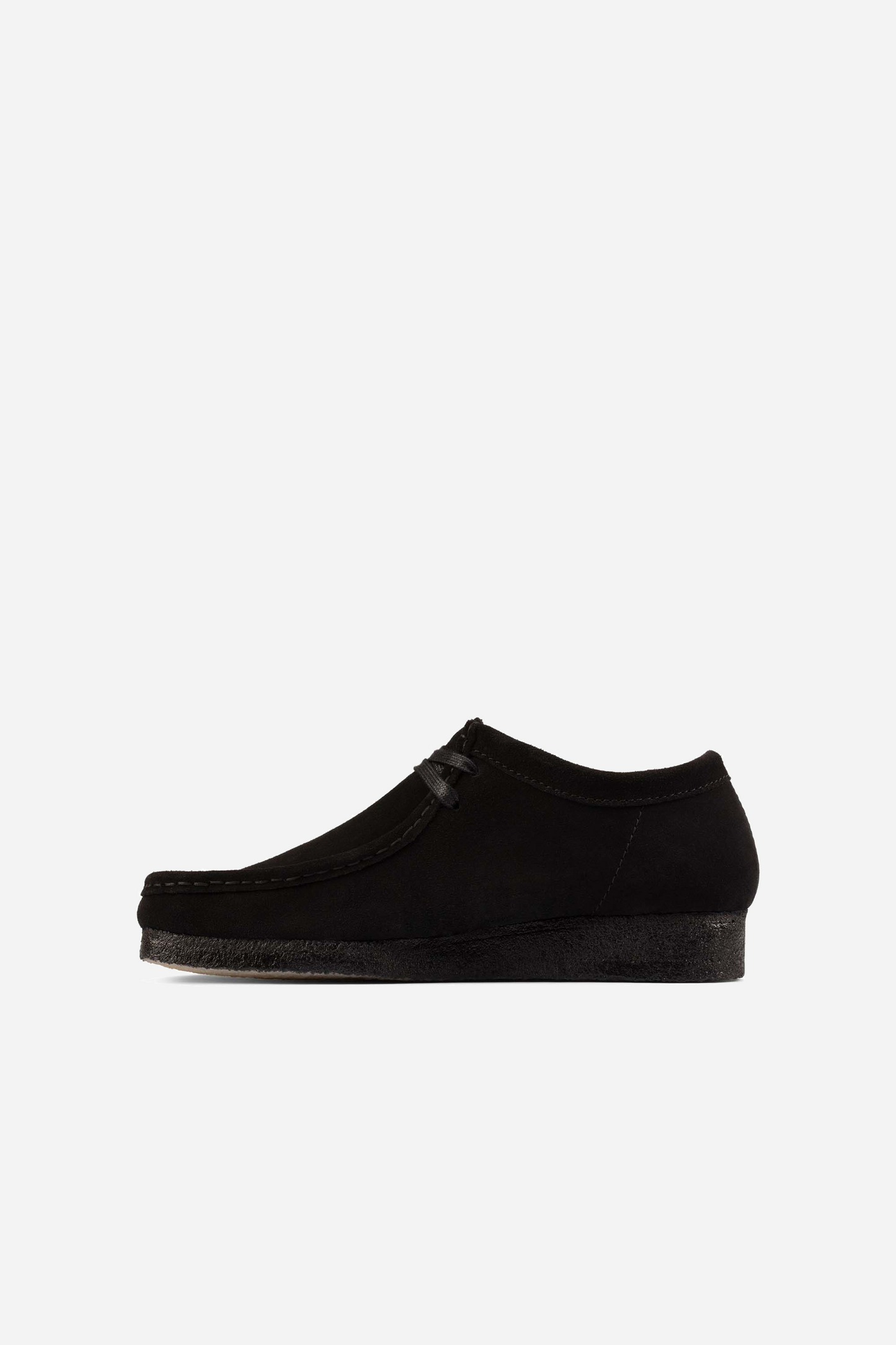 Wallabee Black Suede