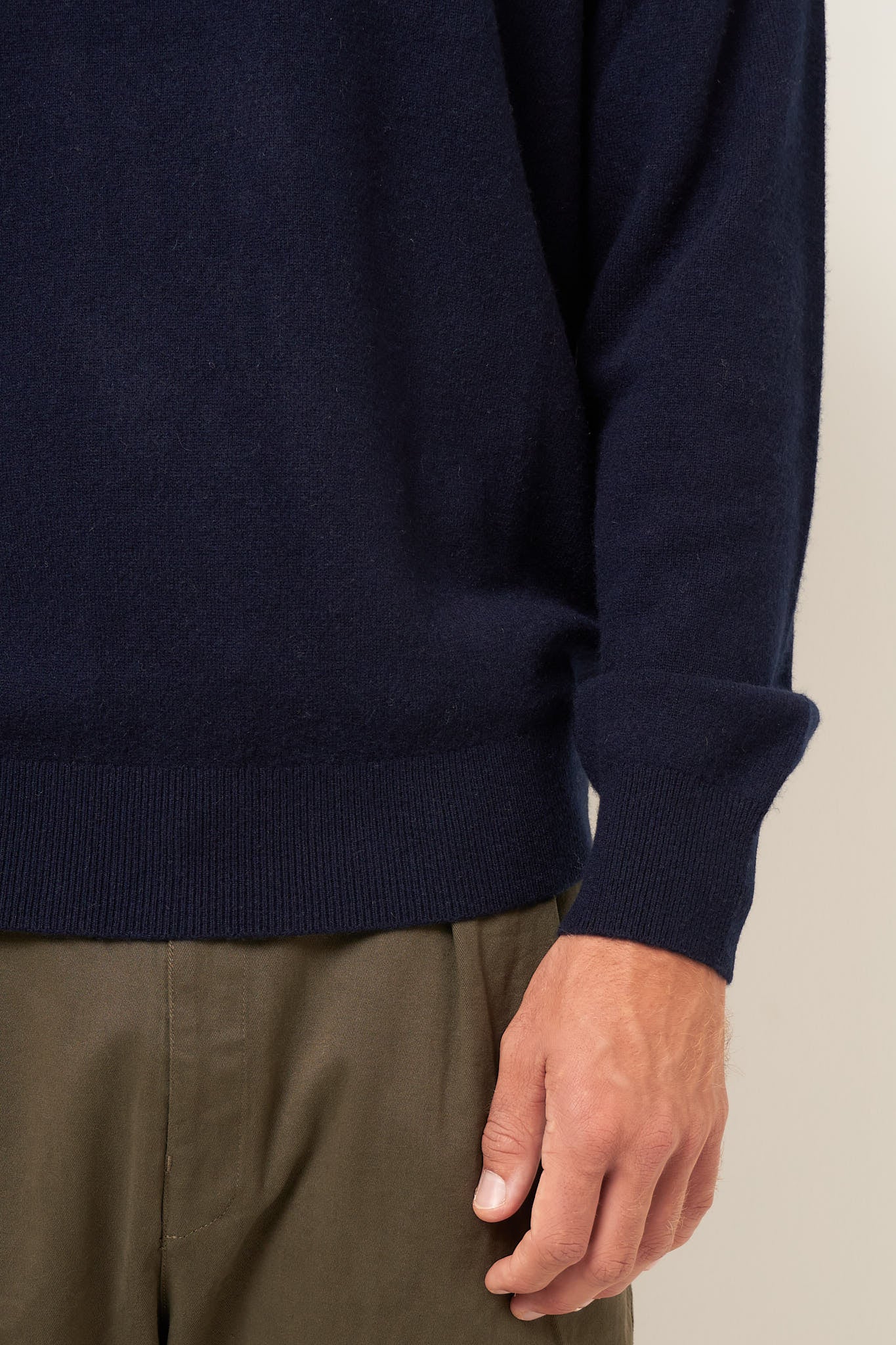 Warner Cashmere Sweater Navy