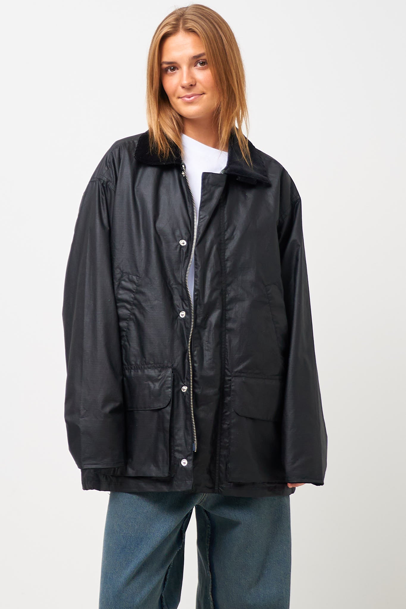 Sunflower - Waxed Ripstop Leisure Jacket Black – STRØM
