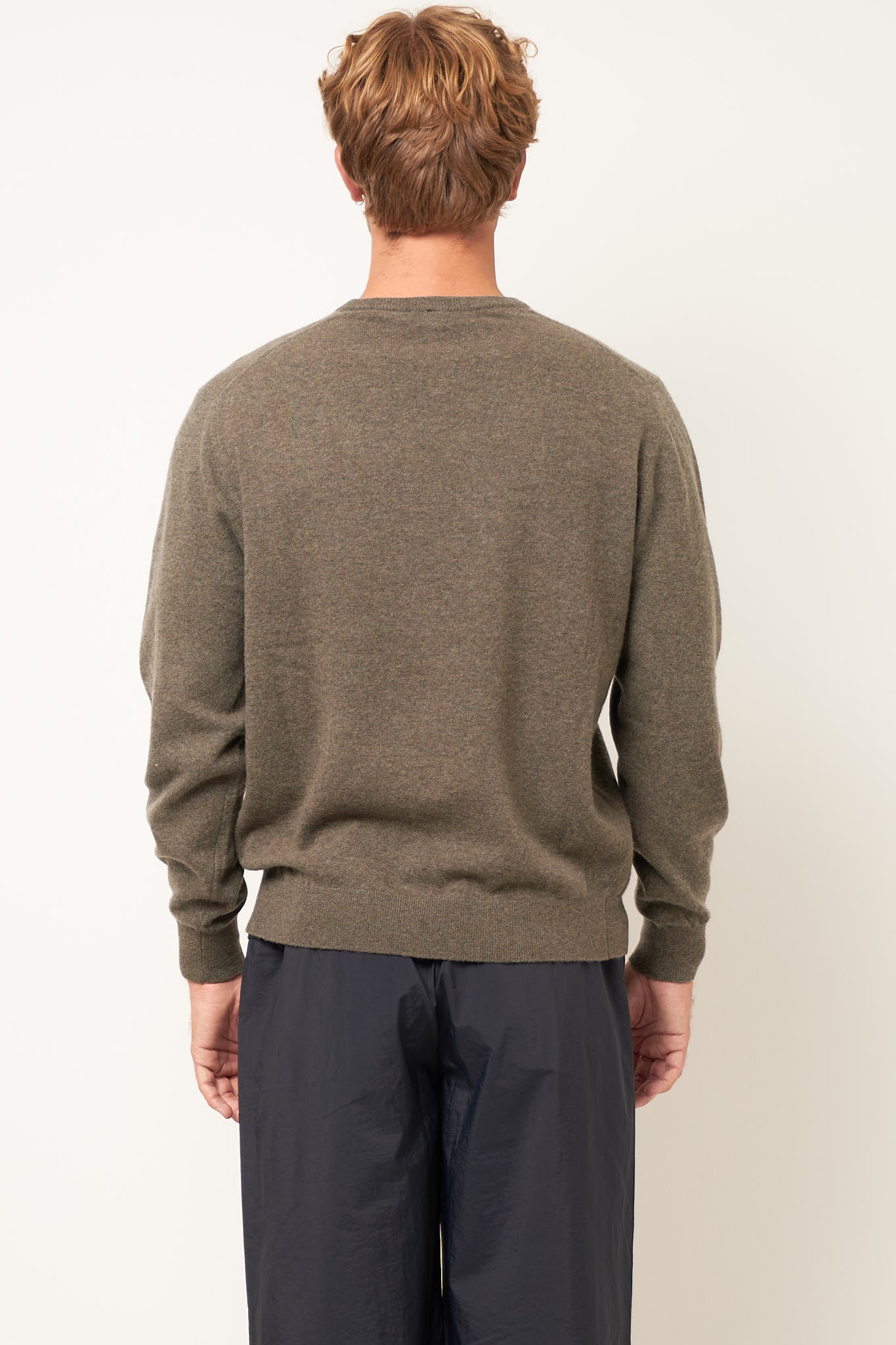 Waylon Lambswool Sweater Army Green