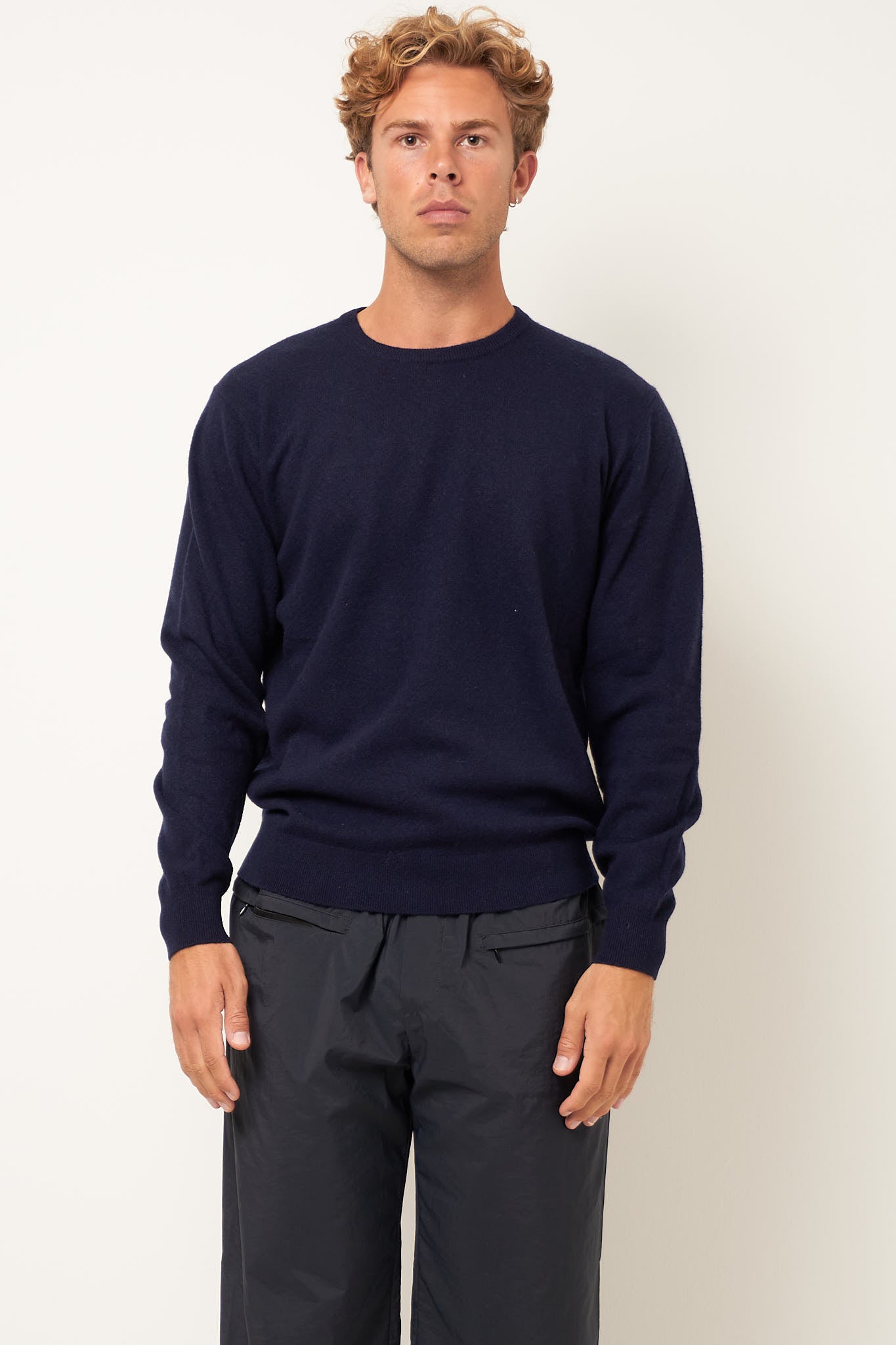 Waylon Lambswool Sweater Navy