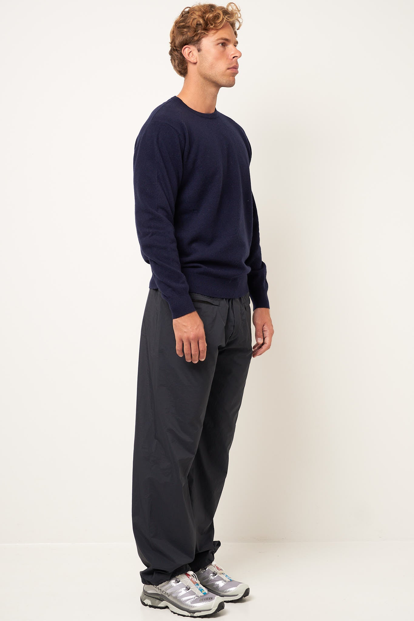 Waylon Lambswool Sweater Navy