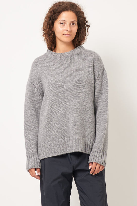 Wega Cashmere Sweater City Grey Melange