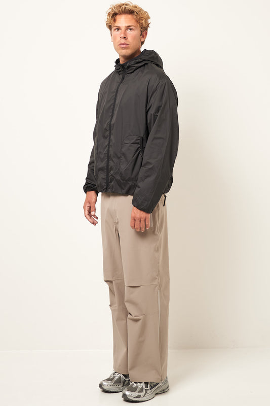 Windproof Hooded Jacket Black