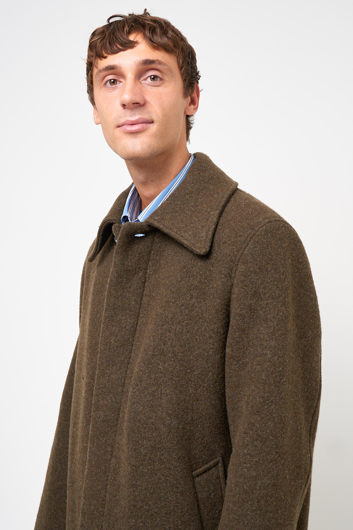 Winter Coat Green Moss