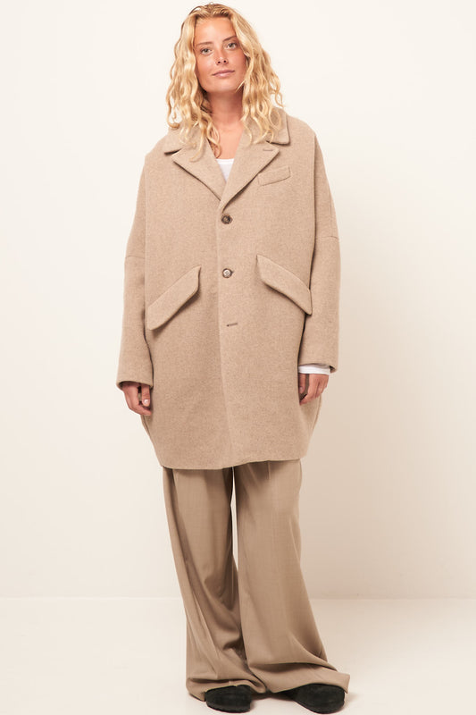 Wool Coat Beige